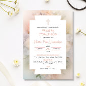 サケスペインのの最初の聖餐式 招待状