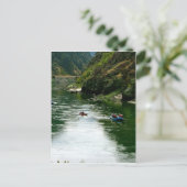 サケ川の休息 ポストカード (スタンド正面)