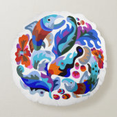 サケ枕 ラウンドクッション (正面)