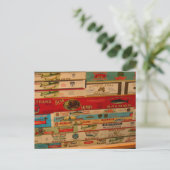 サケ缶ヴィンテージ ポストカード (スタンド正面)