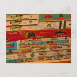 サケ缶ヴィンテージ ポストカード