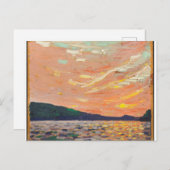 サケ色のカナダ原野トム・トムソン ポストカード (正面/裏面)