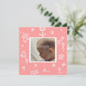 サケ花誕生のお知らせ 案内状 (スタンド正面)