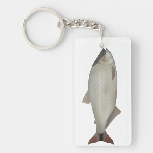 サケ類の淡水魚 キーホルダー (正面)
