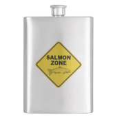 サケ魚釣り帯 フラスク (正面)