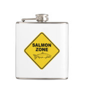 サケ魚釣り帯 フラスク (正面)
