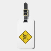 サケ魚釣り帯 ラゲッジタグ (正面縦)