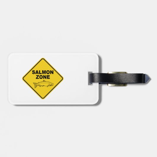 サケ魚釣り帯 ラゲッジタグ (裏面横)