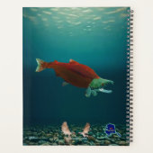 サケ – アラスカ送料 プランナー手帳 (裏面)