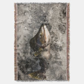 サケ スローブランケット (正面縦)