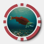 サケ ポーカーチップ (正面)