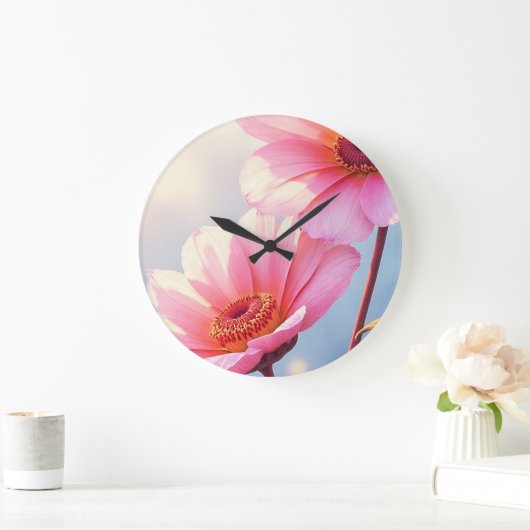 サケ ラージ壁時計 (ホーム)