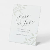 サゲエレガントの結婚共有ザ・ラブテーブル 台座サイン (正面)