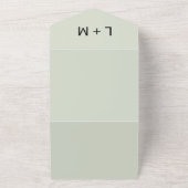 サゲコンテンポラリーサボス結婚ズ オールインワン招待状 (外側)