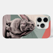 サゲモダンのバニーポートレート Case-Mate iPhoneケース (裏面 (横))