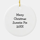 サゲレッド・クランベリー・クリスマス セラミックオーナメント (裏面)