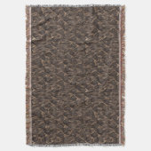 サゲ栗の実 スローブランケット (正面縦)