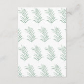 サゲ素朴の詳細の水の色の結婚花模様 エンクロージャーカード (裏面)