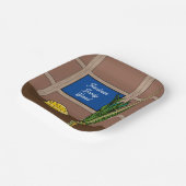 サコットパーソナライズされた紙プレート ペーパープレート (傾斜あり)