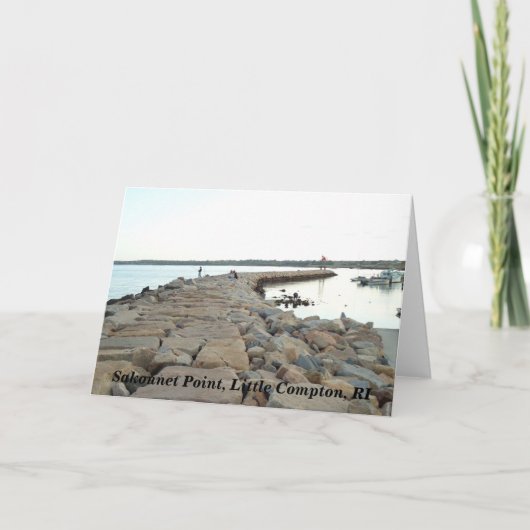 サコンネットポイント防波堤、リトルコンプトン、RI カード (正面)