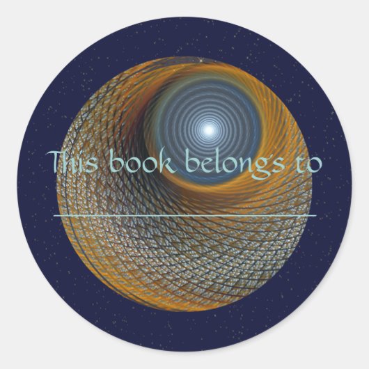 ササフラスビーバームーン ラウンドシール (正面)