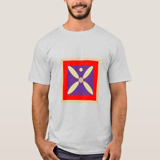 ササン朝ペルシャ帝国の旗 Tシャツ (正面)