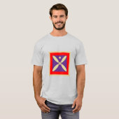 ササン朝ペルシャ帝国の旗 Tシャツ (正面フル)