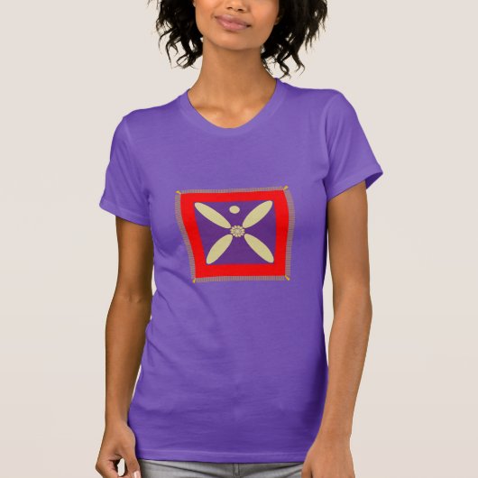 ササン朝ペルシャ帝国の旗 Tシャツ (正面)