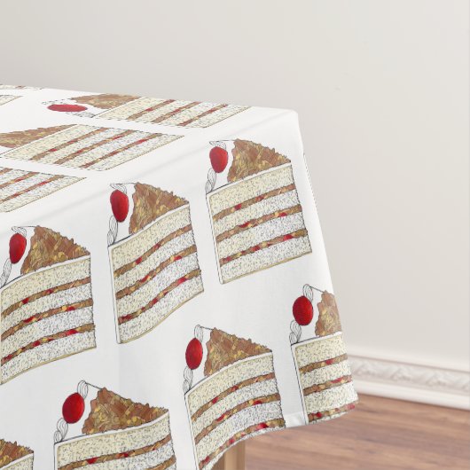 サザンアメリカンレーンケーキさくらんぼココナッツペカン テーブルクロス (インサイチュ)