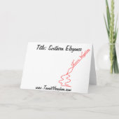 サザンエレガンスグリーティングカード カード (裏面)