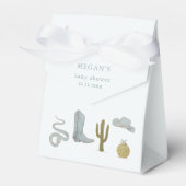 サザンカウボーイ赤ちゃんシャワー フェイバーボックス (正面サイド)