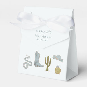 サザンカウボーイ赤ちゃんシャワー フェイバーボックス