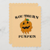 サザンカボチャ 招待状 (正面/裏面)