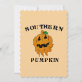 サザンカボチャ 招待状 (正面)