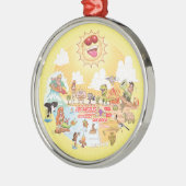 サザンカリフォルニアサンシャインオーナメント メタルオーナメント (左)