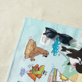 サザンカリフォルニアサンセットビーチタオル ビーチタオル (インサイチュ)