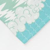 サザンカリフォルニアシーンフリースブランケット フリースブランケット (角)