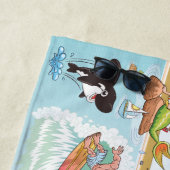 サザンカリフォルニアビーチパラダイスブランケット ビーチタオル (インサイチュ)