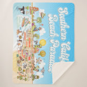 サザンカリフォルニアビーチパラダイス シェルパブランケット (正面)