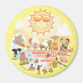 サザンカリフォルニアビーチパラダイス マグネット