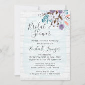 サザンカントリーコットンフローラブライダルシャワー 招待状 (正面)