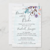 サザンカントリーコットンブライダルシャワーブライドブランチ 招待状 (正面)