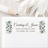 サザンカントリーコットン素朴ボルウッド住所L ラベル (インサイチュ)