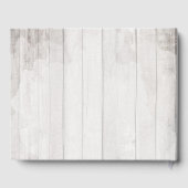 サザンカントリーコットン素朴ボル結婚ウッド ゲストブック (裏面)