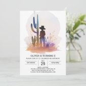 サザンカントリーライフカウボーイ誕生日 招待状 (スタンド正面)