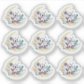 サザンカントリー素朴コットンフローラムーンプランナー シール (正面)