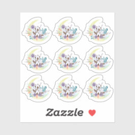 サザンカントリー素朴コットンフローラムーンプランナー シール