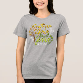 サザンガールズ レット ジーザス ドゥ ザ レスト (グレー) トライブレンドＴシャツ