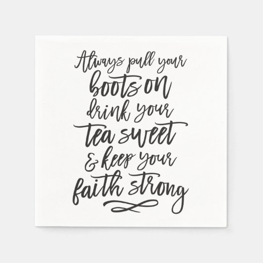 サザンガールマントラユーモア スタンダードカクテルナプキン (正面)