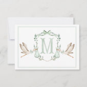 サザングリーン名門私立校風のストークサンキューカード サンキューカード (正面)